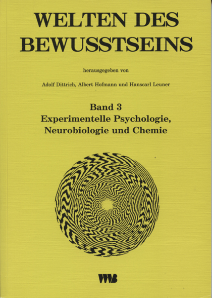 9783861354024 Welten des Bewußtseins / Worlds of Consciousness, Hg. Reihe/ Series Editor: Prof. Dr. rer. nat. A. D